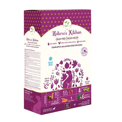 Receta de pollo con alimentos liofilizados Pawfect