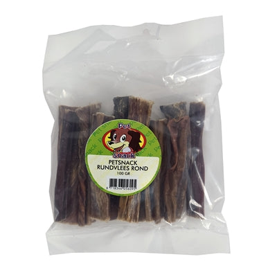 Petsnack garganta redonda de ternera