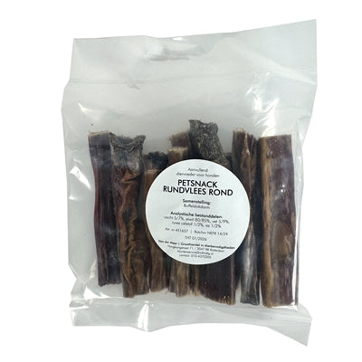 Petsnack garganta redonda de ternera