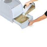 Arenero para gatos imac frida con cajón azul