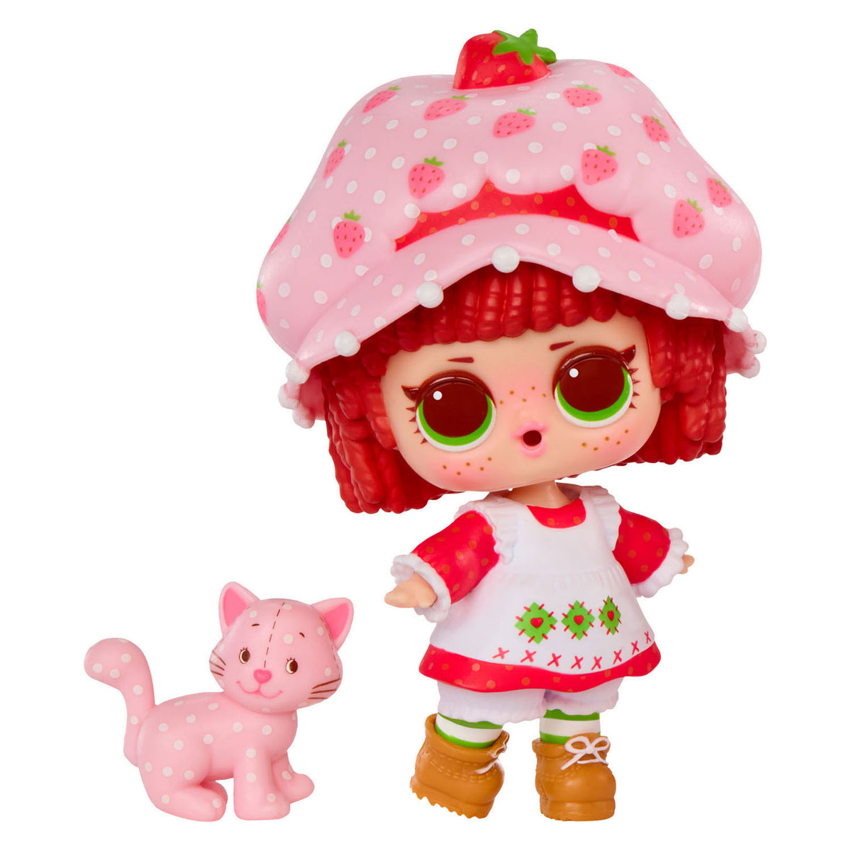 Jajaja. ¡sorpresa! le encantan los pequeños de tarta de fresas