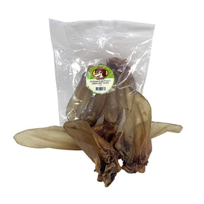 Orejas de búfalo con carne para mascotas