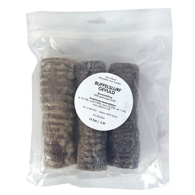 Tronco de búfalo relleno snack para mascotas