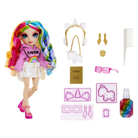 Muñeca de moda Rainbow high crystal fashion - amaya