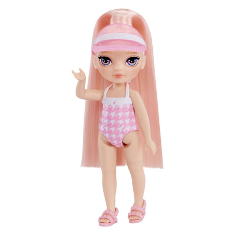 Rainbow High Doll pequeño día en la piscina con juego de rubor