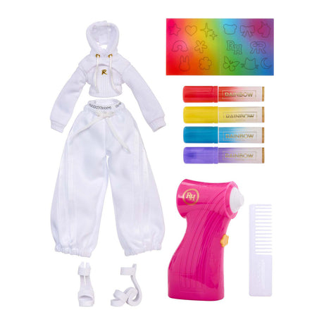 Rainbow High Air Brush crea una muñeca de moda - ojos verdes