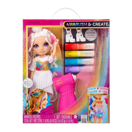 El cepillo de aire Rainbow High crea muñecas de moda - ojos morados