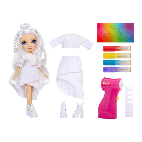 El cepillo de aire Rainbow High crea muñecas de moda - ojos morados