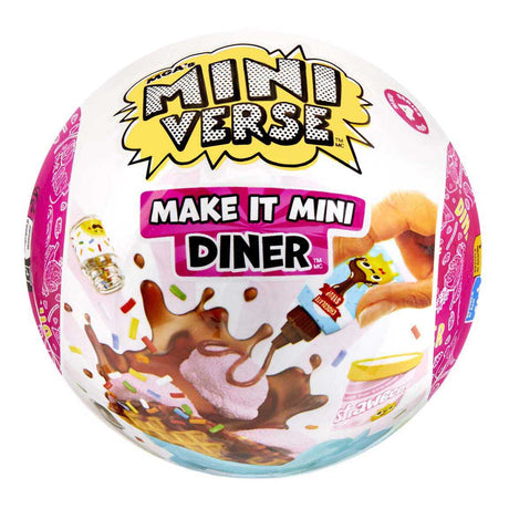 Miniverse make it mini food: cena serie 4 - set de manualidades - hacer miniaturas - snacks y bebidas - incluyendo mesa