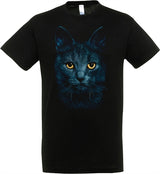 camiseta gato negro negro