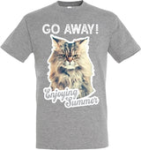 Camiseta vete gato gris