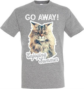 Camiseta vete gato gris