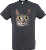 camiseta gris gato gris