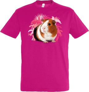 camiseta conejillo de indias fucsia
