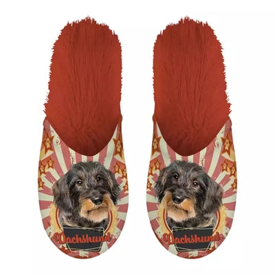 Zapatilla perro salchicha perro salchicha naranja
