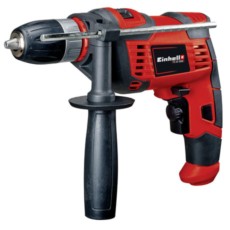 Taladro de percusión eléctrico Einhell TC-ID 550 e - 550 W - 2 funciones: perforación perforación de percusión - capacidad de perforación madera 25 mm hormigón 13 mm acero 10 mm