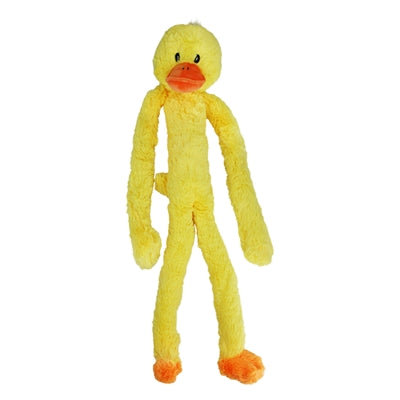 Feliz mascota balanceándose pato slevins