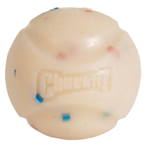 Bola de cumpleaños chuckit con aroma a vainilla