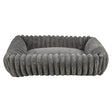 Trixie cama para perros lonni pana angular gris
