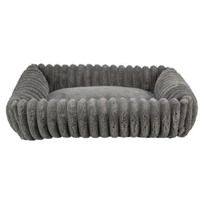 Trixie cama para perros lonni pana angular gris
