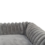 Trixie cama para perros lonni pana angular gris