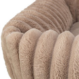 Trixie cama para perros lonni pana angular marrón claro
