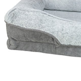 Trixie cama para perros vital lino angular gris gris claro