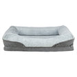 Trixie cama para perros vital lino angular gris gris claro
