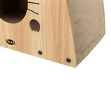 Trixie casita cangrejo mdf marrón claro