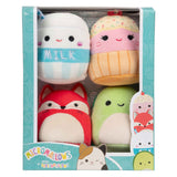 Peluche Squishmallows - micromalvaviscos, paquete de 4