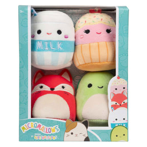 Peluche Squishmallows - micromalvaviscos, paquete de 4