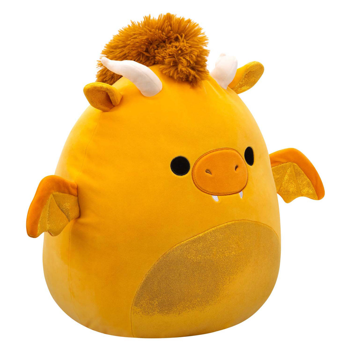 Peluche Squishmallows - señor dragón dorado, 30 cm