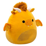 Peluche Squishmallows - señor dragón dorado, 30 cm