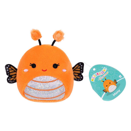Peluche Squishmallows - micromallows mony, tristan, victoria - 3 piezas.