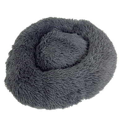 Cama para perros Sazzz mullida gris antracita