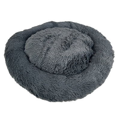 Cama para perros Sazzz mullida gris antracita