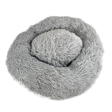 Cama para perros Sazzz mullida gris claro