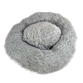 Cama para perros Sazzz mullida gris claro
