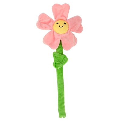 Fofos flor arrugada rosa con tallo de cuerda