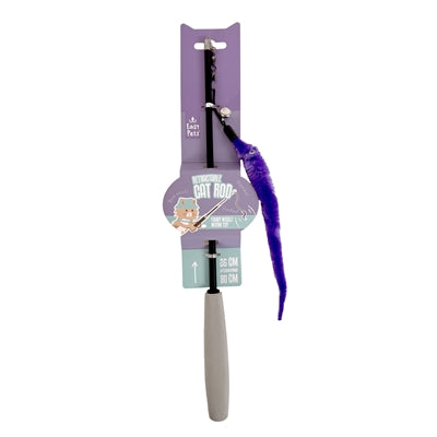Gusano varilla gato extensible Easypets morado