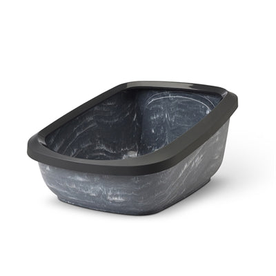 Savic arenero aseo jumbo mármol gris negro