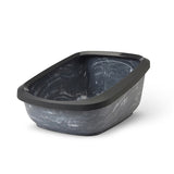 Savic arenero aseo jumbo mármol gris negro