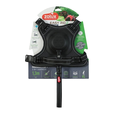 Arnés para perros Zolux easyride negro