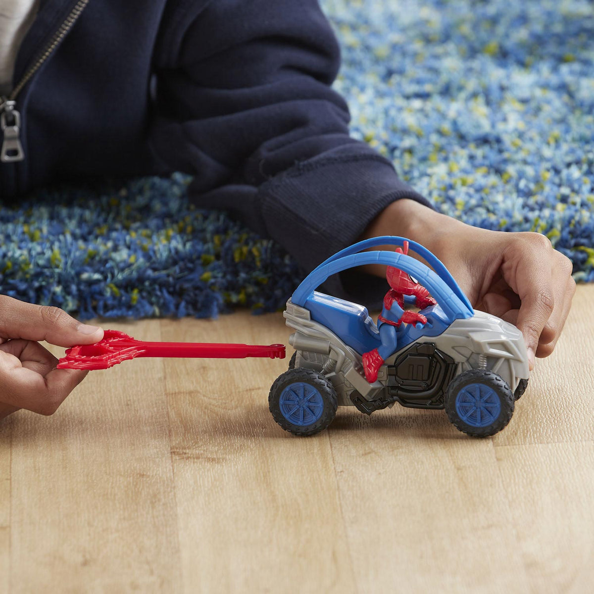 Hasbro Spider-Man Rip y Go Figura Azul