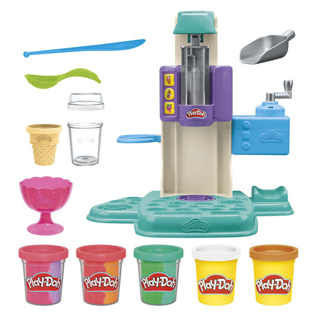 Play-doh juego de helado suave arcoiris - 5 vasijas de barro