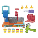 Play-doh set de juego para estampar y serrar - plastilina - herramientas para niños