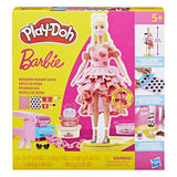 Set de juego de desfile de moda de diseñadora barbie play-doh - plastilina