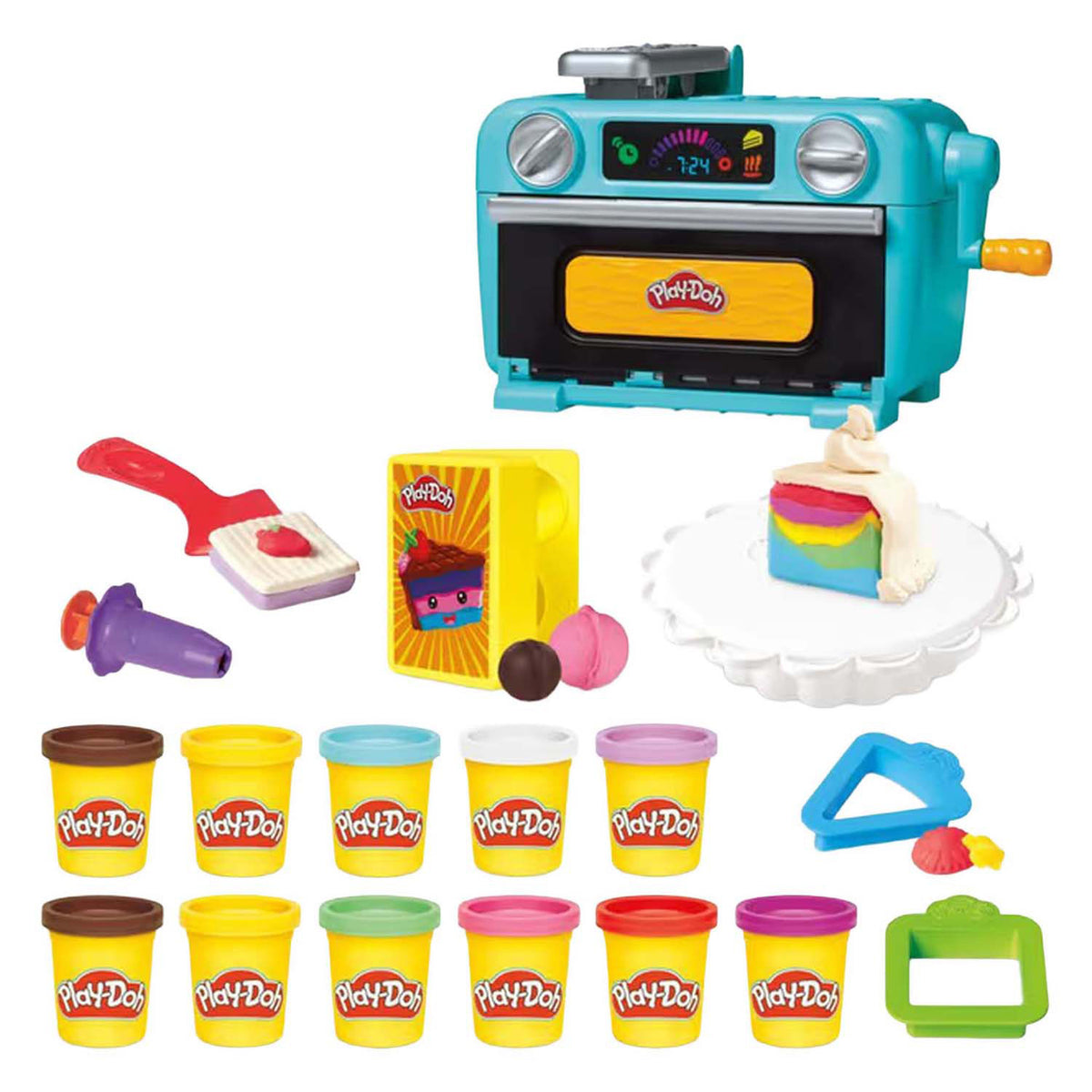 Pastel de capas play-doh - plastilina