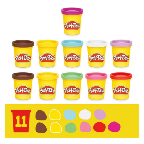 Pastel de capas play-doh - plastilina