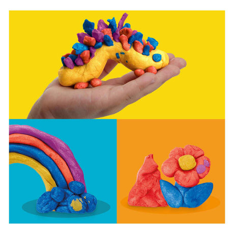 Play-doh brillo metalizado - 4 vasijas de barro